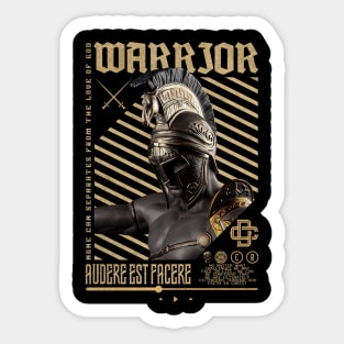 Warrior Modern Streetwear Sticker